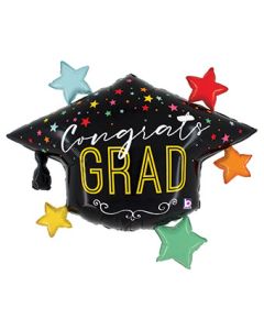 Lrg Shp Colorful Congrats Grad